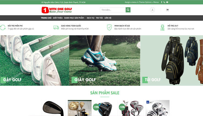 Đơn vị cung cấp thiết bị golf tại TP.HCM - Withone Golf Việt Nam