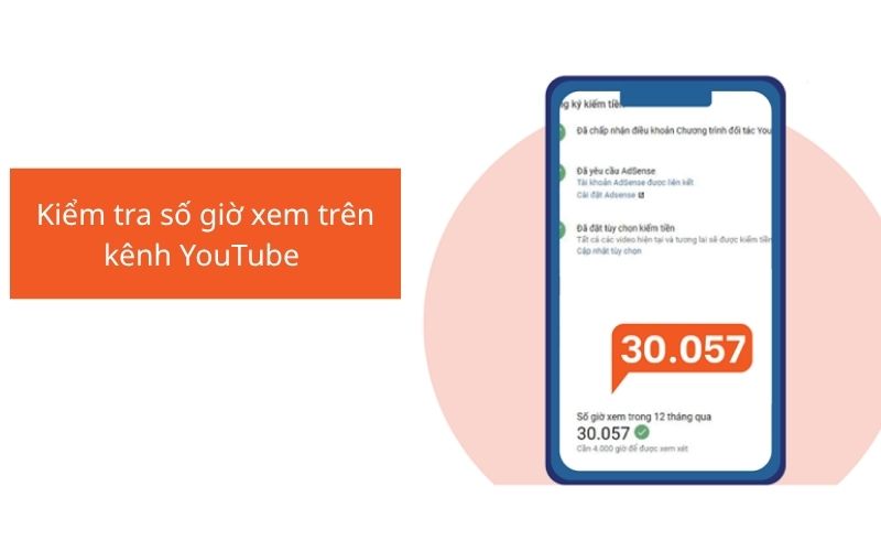 Cách kiểm tra số giờ xem hiện tại trên kênh YouTube