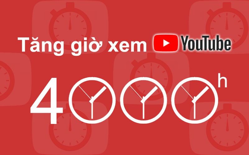 Lợi ích khi đạt mốc 4000 giờ xem trên YouTube