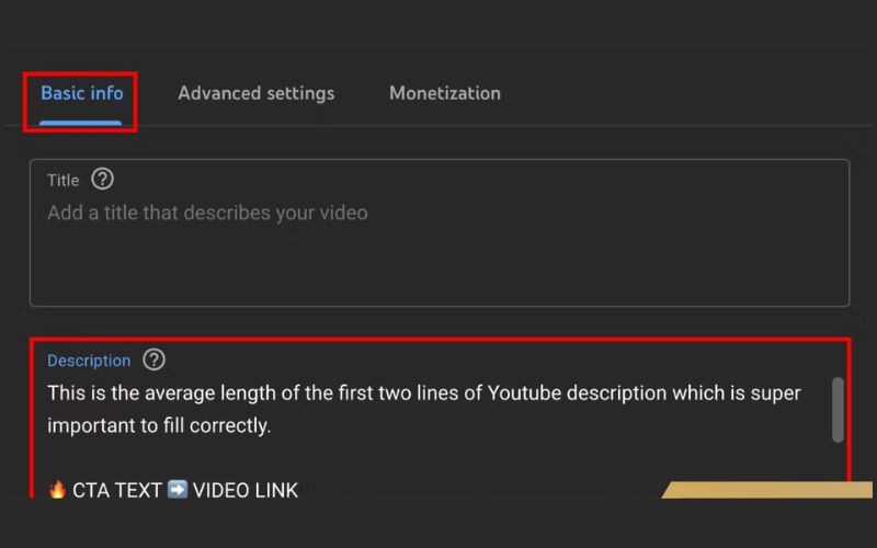 Viết mô tả chi tiết và đầy đủ cho từng video
