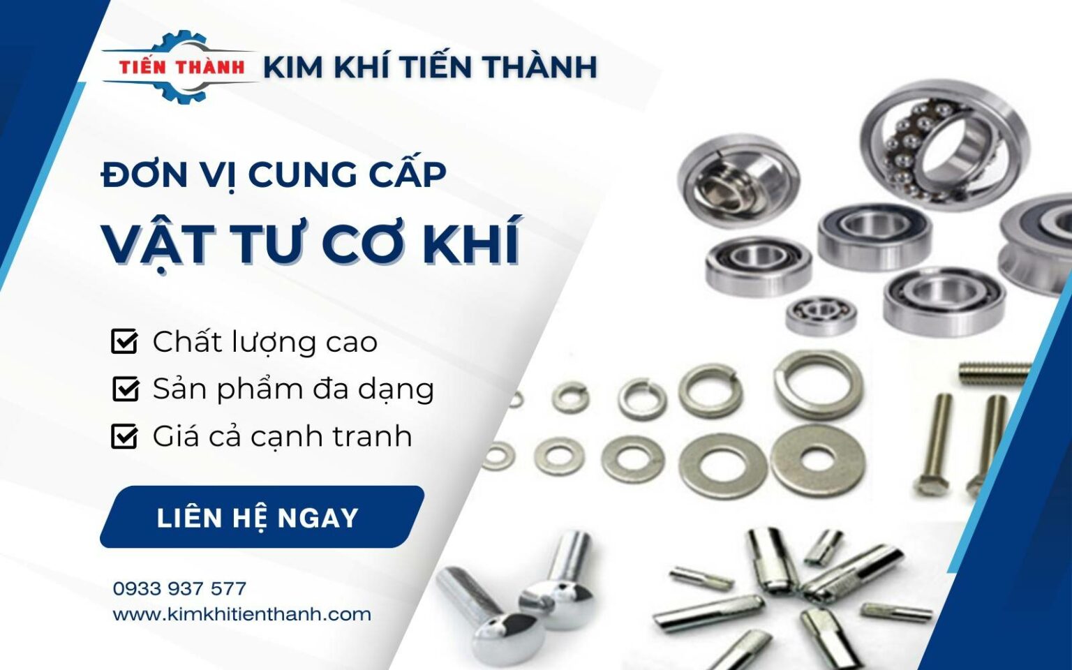 Kim Khí Tiến Thành - Công ty cung cấp vật tư cơ khí chất lượng cao
