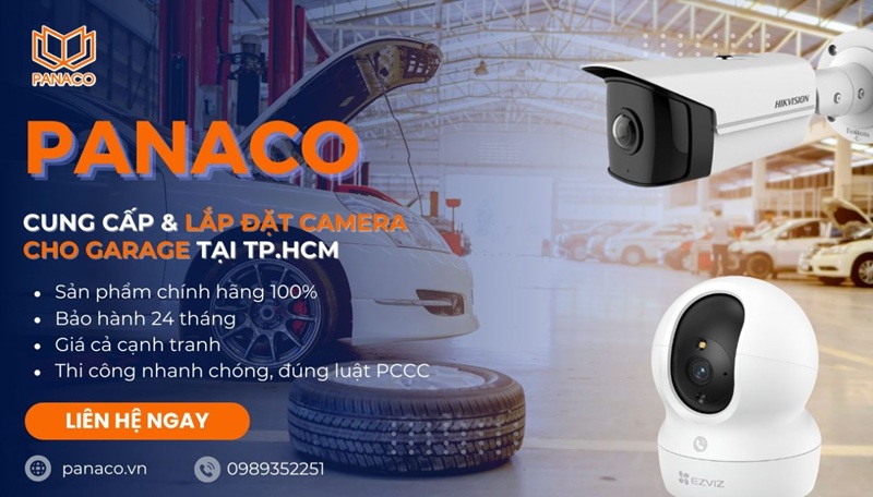 PANACO - Đơn vị cung cấp và lắp đặt camera cho gara